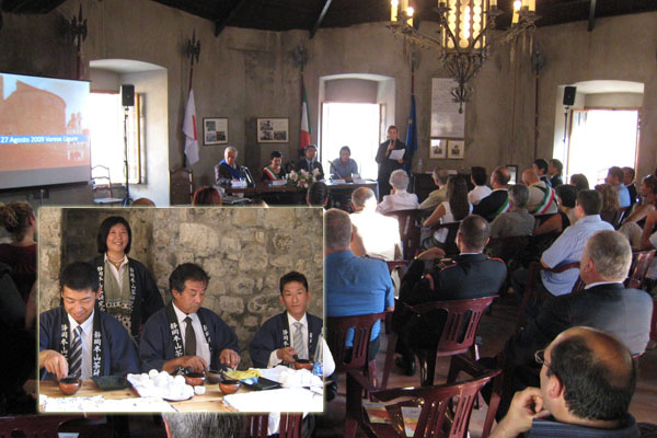 2009 – Varese Ligure, Italy／Invited to an organic agriculture exchange in an organic farming village.